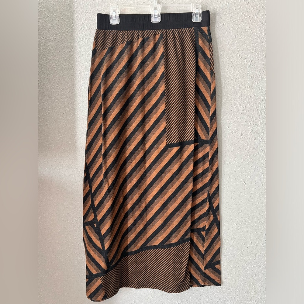 Hazel Hazel brown midi skirt‎ size M